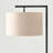 Montage Modern 60 in. Unique Standing Mid Century Modern Floor Lamp with Fabric Drum Shade - LED Bul-266565201-183064420