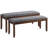 Jaekwon Linen Fabric Upholstered Bench