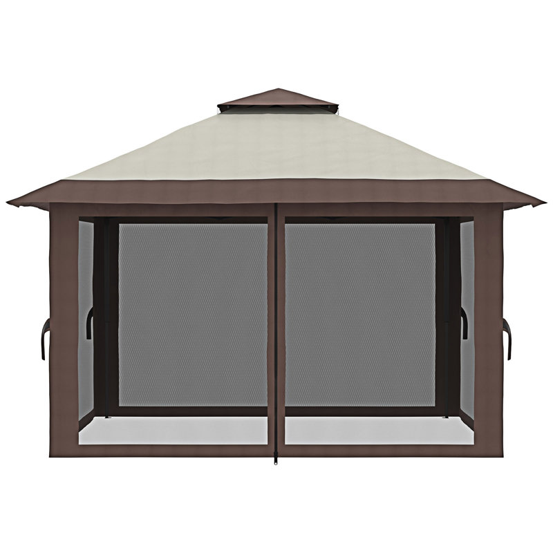 Pavillon de jardin avec moustiquaire Outsunny 