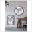 Theodor Mirror With Industrial Design Round Mirror With Metal Frame For Wall Decor & Entryway Console Lean Against Wall
