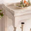 Console blanche en bois massif
