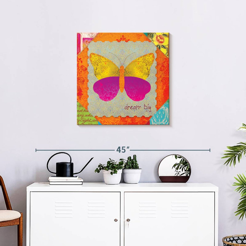 Brampt Winged Dream Big, 24" H x 24" W