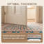 Tapis Waverly traditionnel audacieux de style persan, bleu sarcelle, or et crème, lavable en machine, antidérapant, à poils courts, pour l'intérieur et l'extérieur, adapté aux animaux domestiques, idéal pour le salon, la chambre, la salle à manger, l'entrée, le couloir ou le bureau.-1268022658