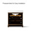 Meuble-lavabo avec lavabo et plateau en quartz Charlemont-114216313