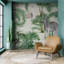 Exotic Jungle Tropical Palms and Wildlife Wallpaper-99829634