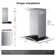 VIKIO 30" 600 CFM Ducted Wall Mount Range Hood in Stainless Steel with LED Lights, Baffle Filter and Gesture control