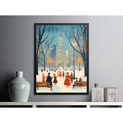 Rische 1 Piece Floater Frame Wall Art