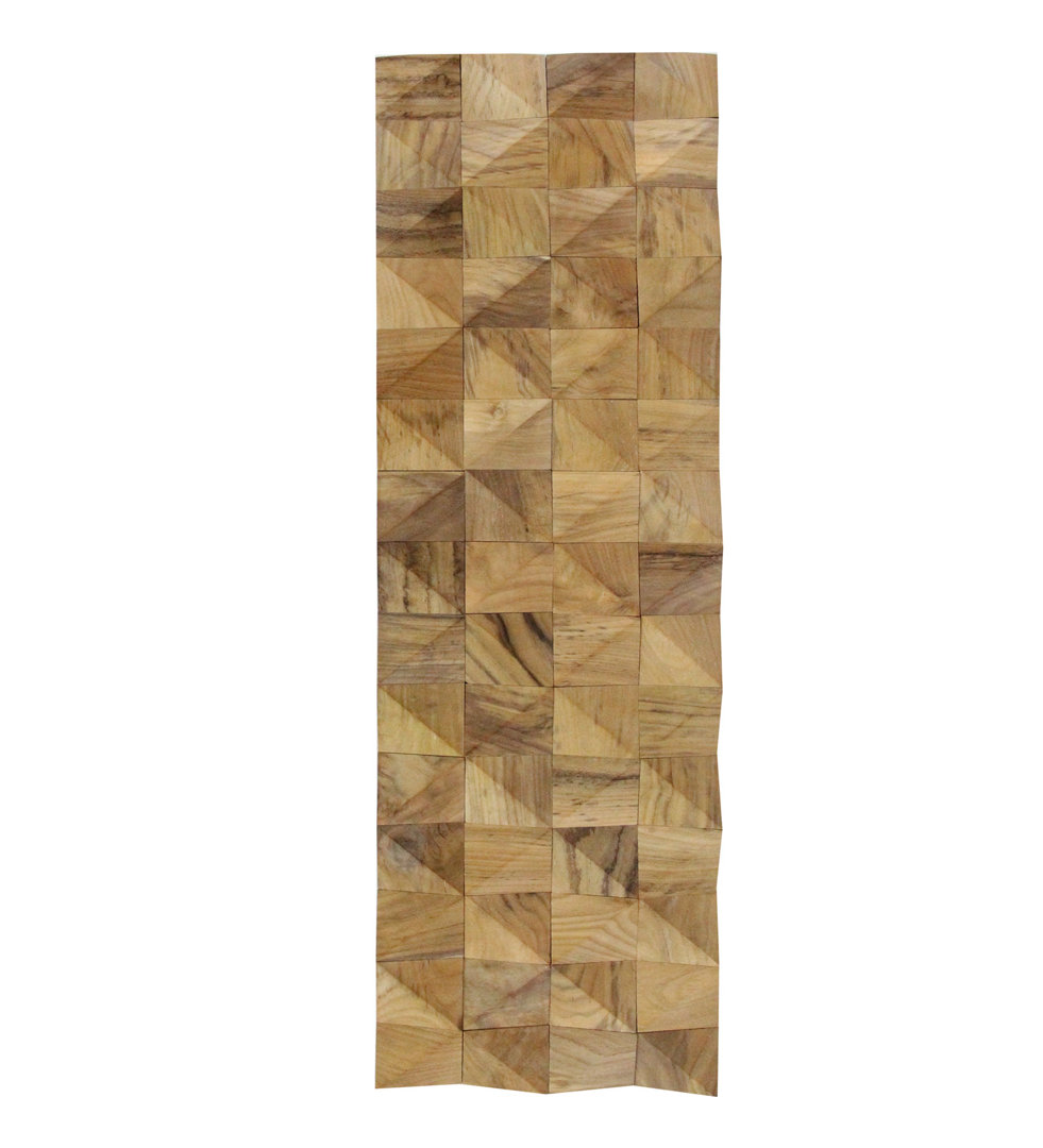 Teak Pyramid 48" x 12" Java Creations