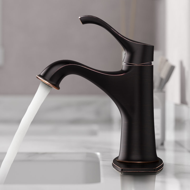 Single-Hole Single-handle Bathroom Faucet, Oil Rubbed Bronze