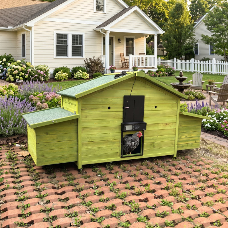 Automatic Chicken Coop with Solar-Powered Door