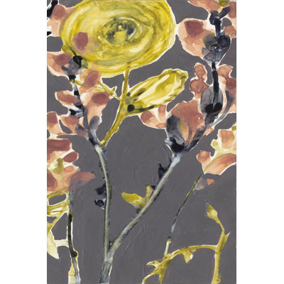 Anemone And Coral II by Jennifer Goldberger - Wrapped Canvas Painting