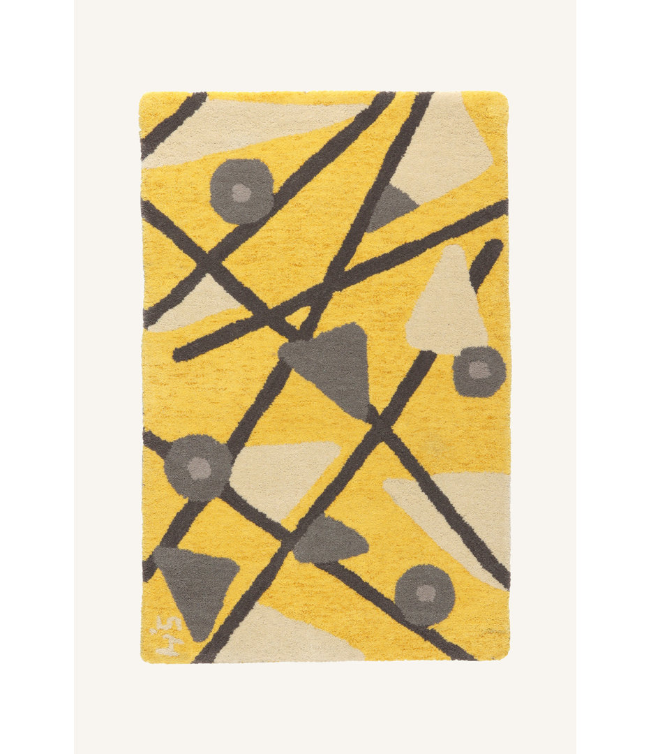 Checo Abstract Wool Hand Woven Area Rug