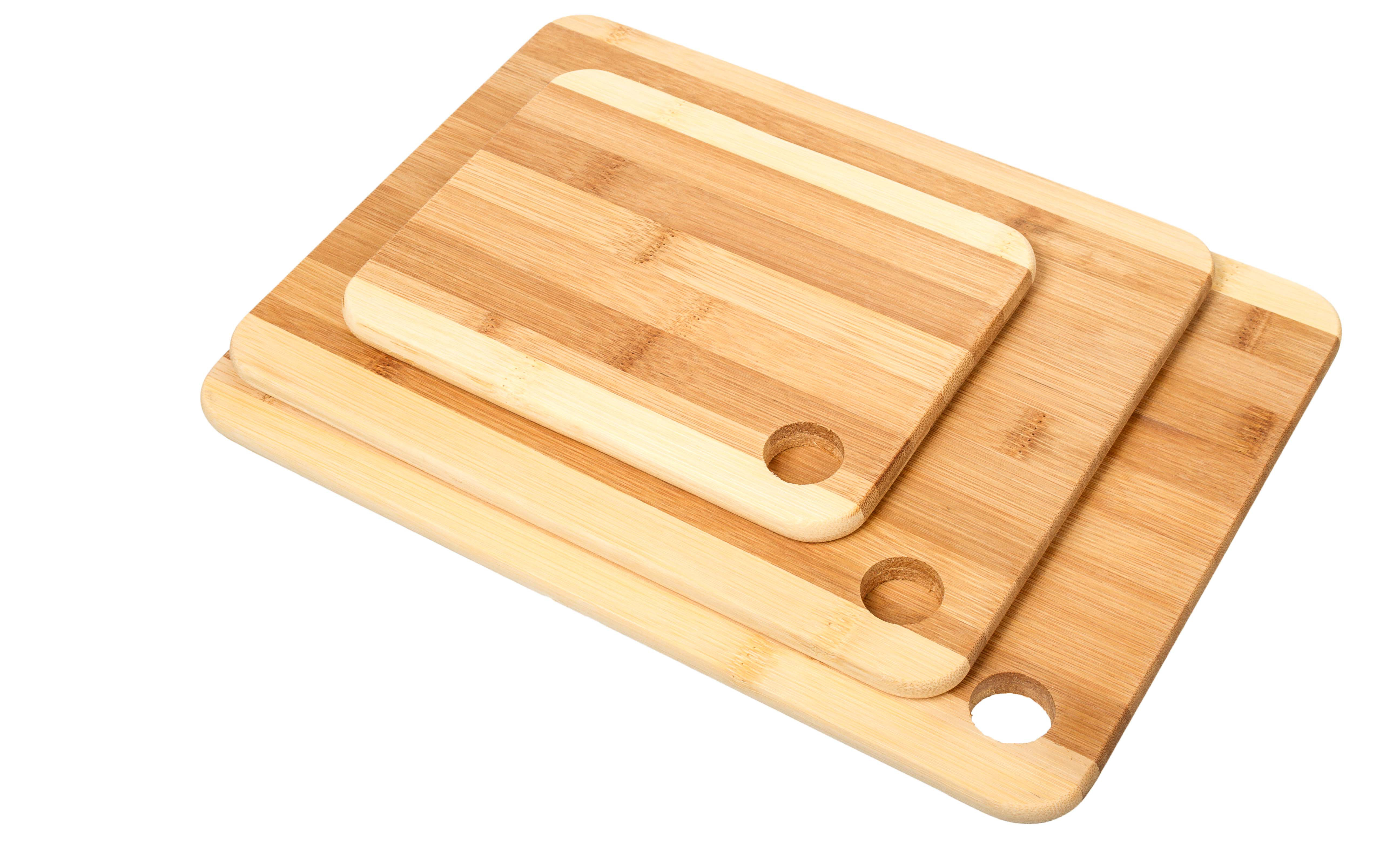 ROYAL CRAFT WOOD Cutting Boards for Kitchen - Bamboo Cutting  Board Set of 3, Cutting Boards with Juice Grooves, Serving Board Set, Thick Chopping  Board for Meat, Veggies, Easy Grip Handle