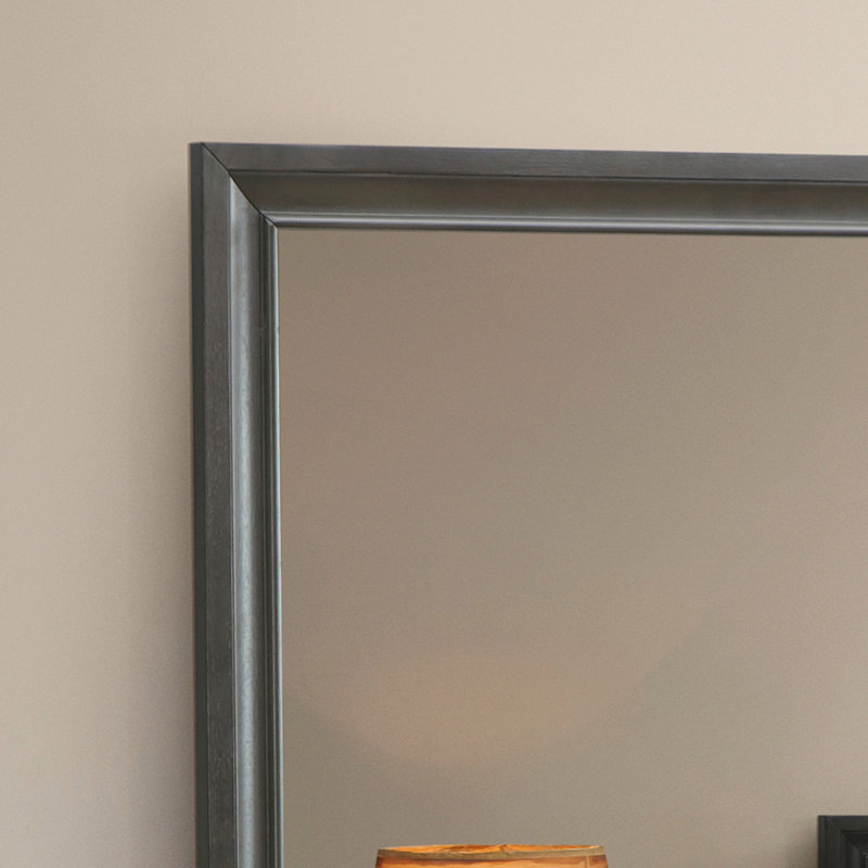 Miroir H 37 po x l 46 po, Madrid G02305-M, gris