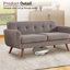 Jadier 66" Upholstered Loveseat Square Sofa-771057775-770480158