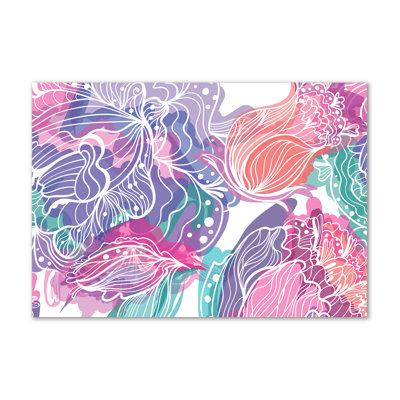 Magic Flowers - Wrapped Canvas Print