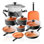 Batterie de cuisine antiadhésive dure 17 pièces Gotham Steel Pro Premier