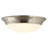 13 Inch LED Twist Disk Ceiling Light, Bed Bath Kitchen, Satin Nickel