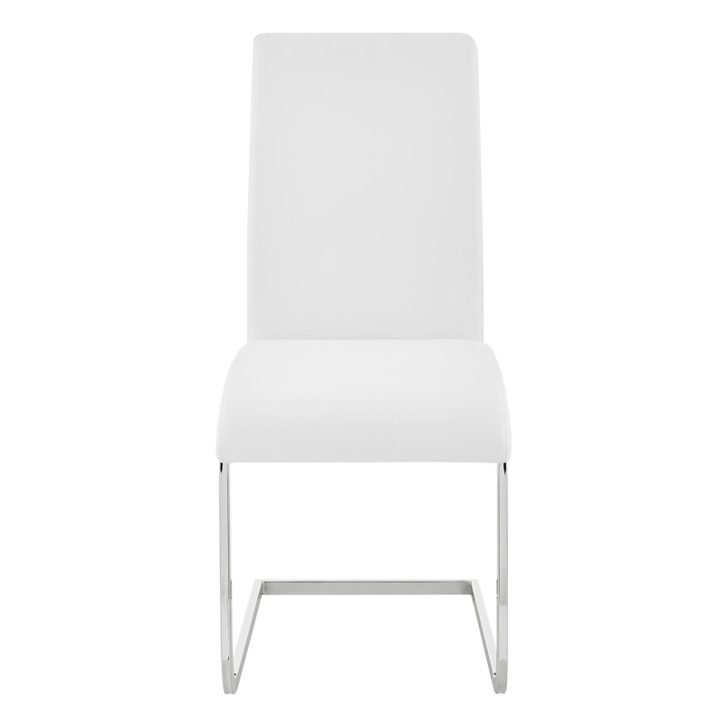 Chaise d'appoint rembourrée Darcie, Blanc