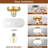 Golden Semi-Flat Ceiling Light