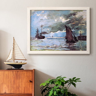 Paysage marin par Monet, reproduction d'art sur toile