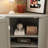 Modern Triangle Corner Storage Cabinet With Adjustable Shelves-1987686593