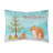  English Lop Rabbit Christmas Indoor/Outdoor Throw Pillow