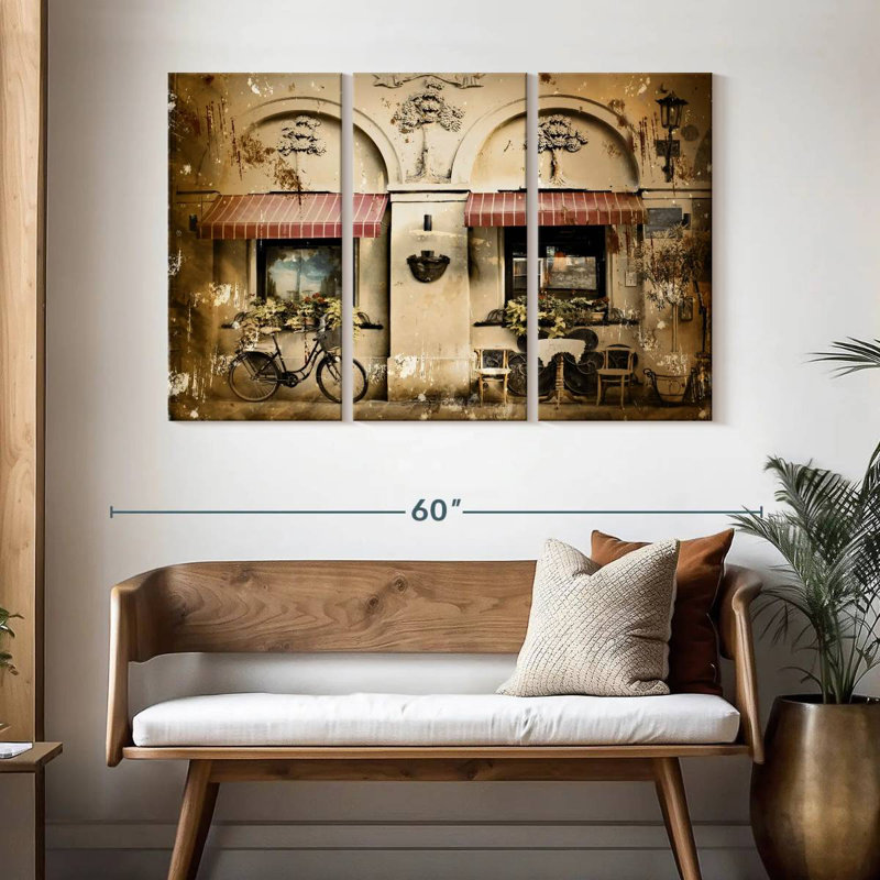 Sebbie Old Italian Cafe, 32" H x 50" W