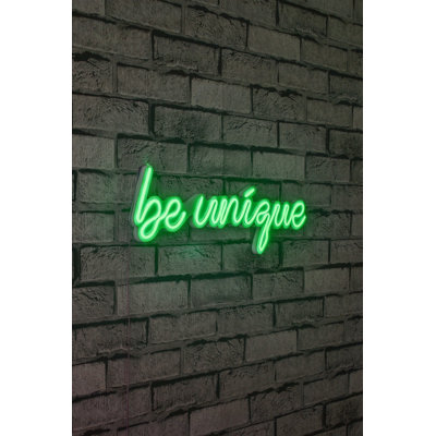 Flexible Neon LED Lighting Strip, Green, 19.3 x 6.7 x 0.8 inches | Waterproof IP67, PVC Foam Template, 12V 2A Adapter | Built-in Wall Hanging System, Perfect for Home Decor & Party Ambiance | Energy Efficient 8W-10W/m