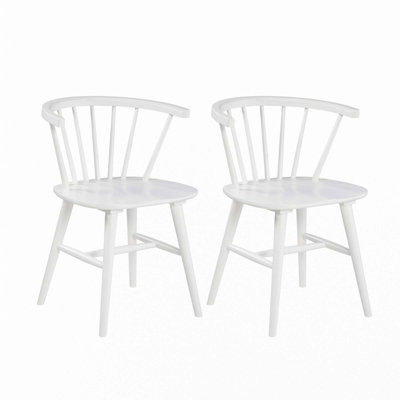 Wooden Spindle Back Dining Chairs