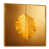 Gold Floater Framed