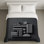 Gray Geometric Shapes Duvet Covers