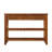 42" Mid-Century Console Table with 2 Drawers, Brown-284341084