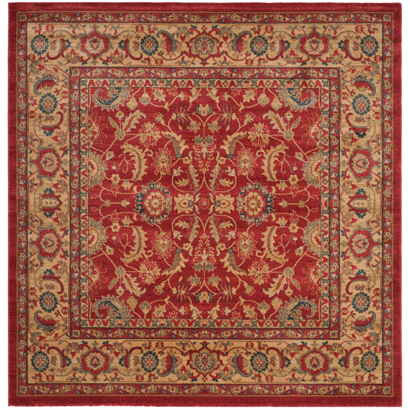 Pennypacker Performance Oriental Rug, Square 6'7"