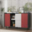 Buffet moderne avec buffet, porte, 2 tiroirs et 2 rangements ouverts-2100460180-2089164833