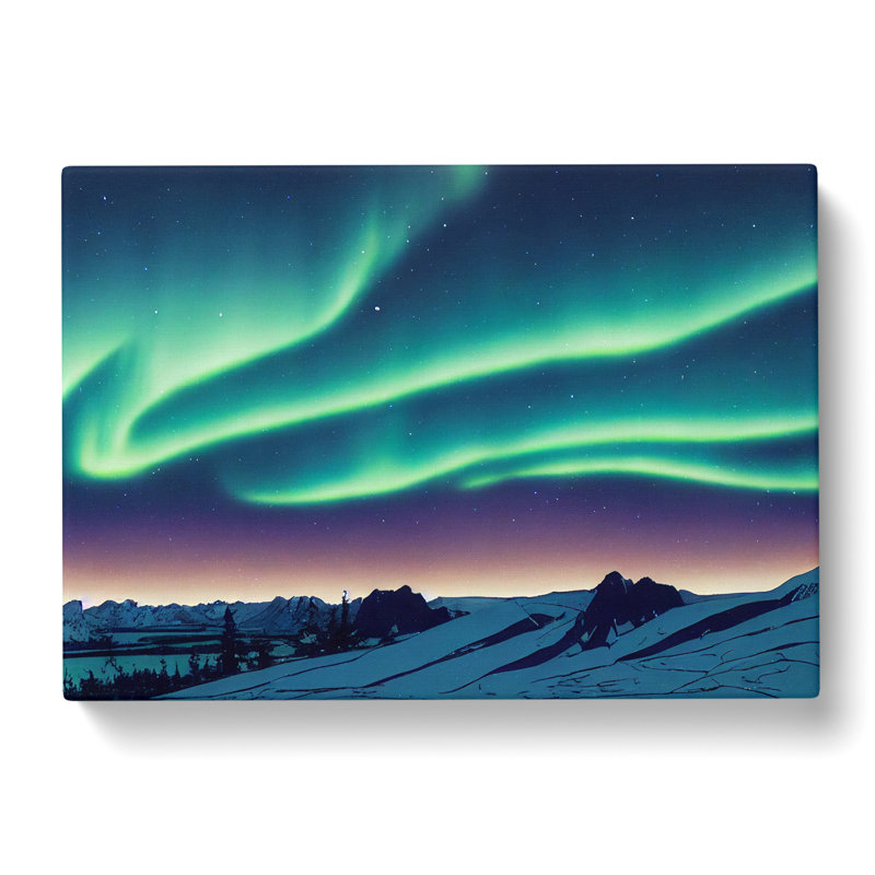 Intoxicating Northern Lights - Wrapped Canvas, 50cm H x 76cm W x 3cm D