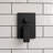 Prism 4-Spray Square Shower System with Handheld in Matte Black (Valve Included)-126375052