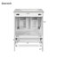 Meuble-lavabo de 48 pouces avec lavabo encastré intégré, armoire de rangement, portes à fermeture en douceur, tiroir divisé et tablette à double couche pour un rangement polyvalent-118774562