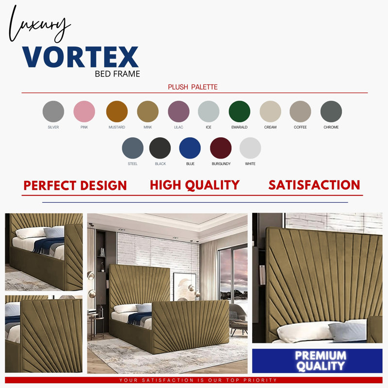 Buckingham Chesterfield Velvet Upholstered Bed Frame - Deep Button, Sprung Slats, Single (3'), Mink