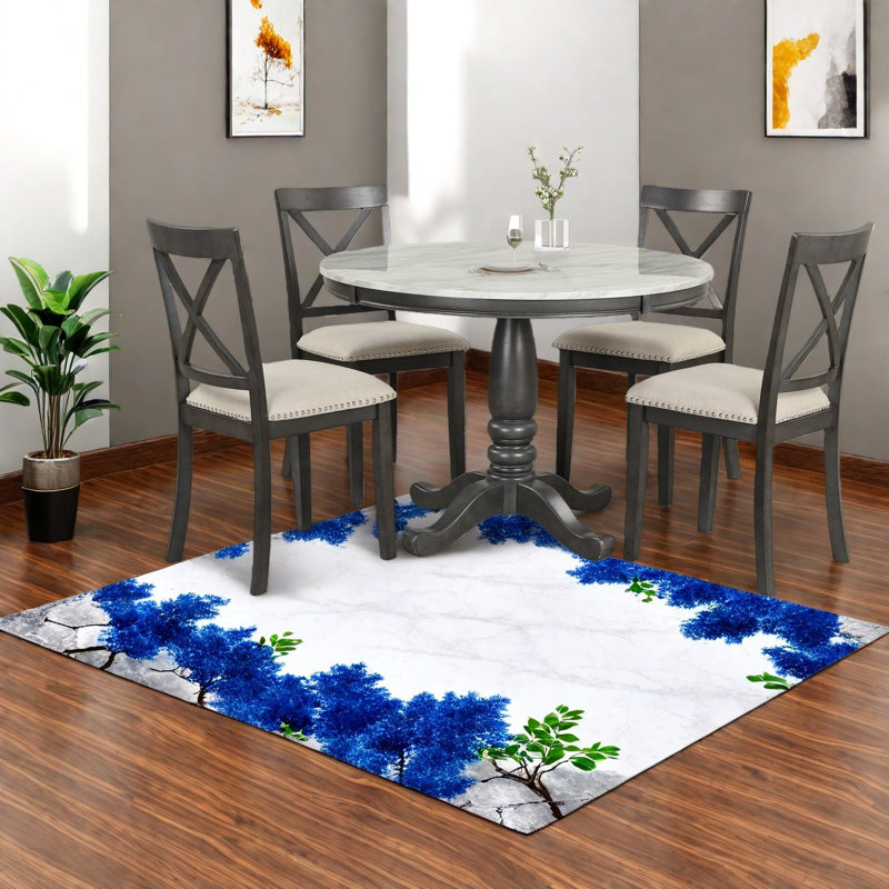 Ensembles de table de salle à manger gris peu encombrants, design moderne en bois massif pour la cuisine