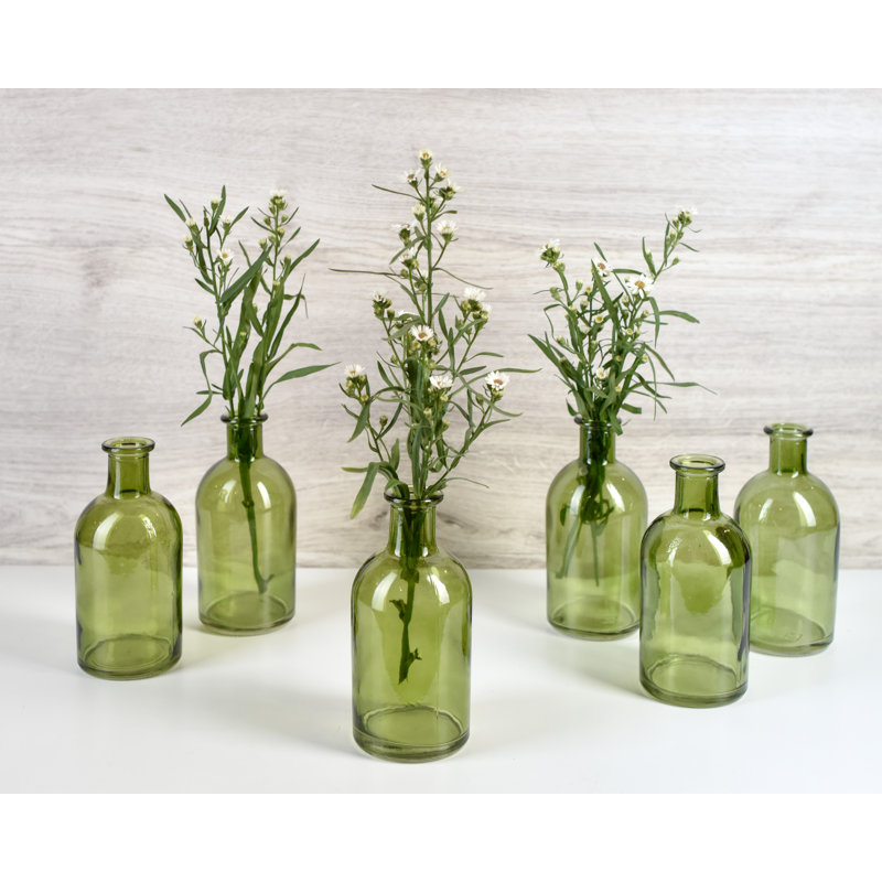 Veatch Glass Table Vase, Green