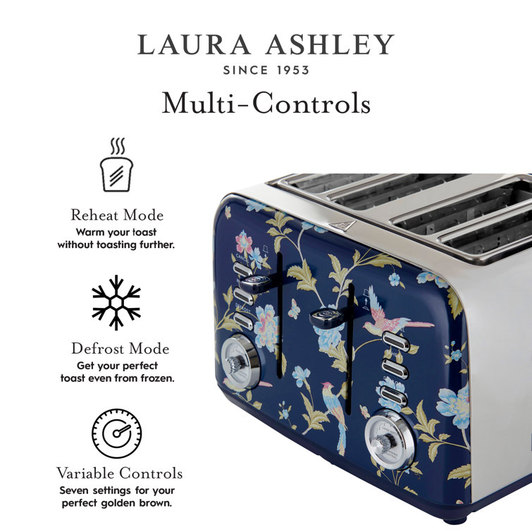 Laura Ashley 2-Slice Toaster ,Navy