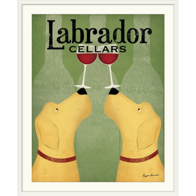 «Labrador Cellars» par Ryan Fowler, affiche vintage