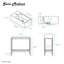 Ensemble de meuble-lavabo simple 19,5 po Pierre-59097689