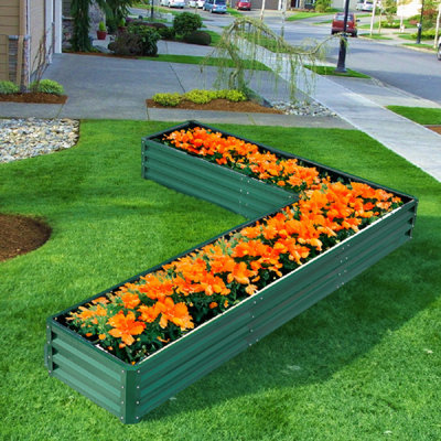 Auxane Metal Raised Garden Bed