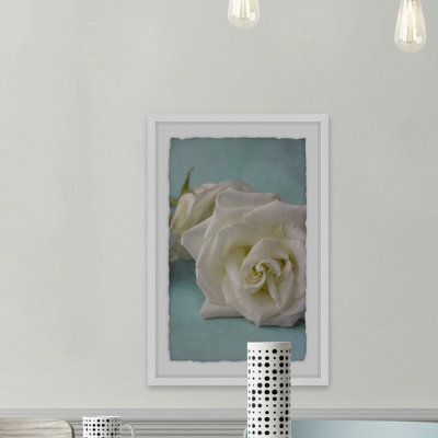 The Original White Rose 1 Piece Wall Art