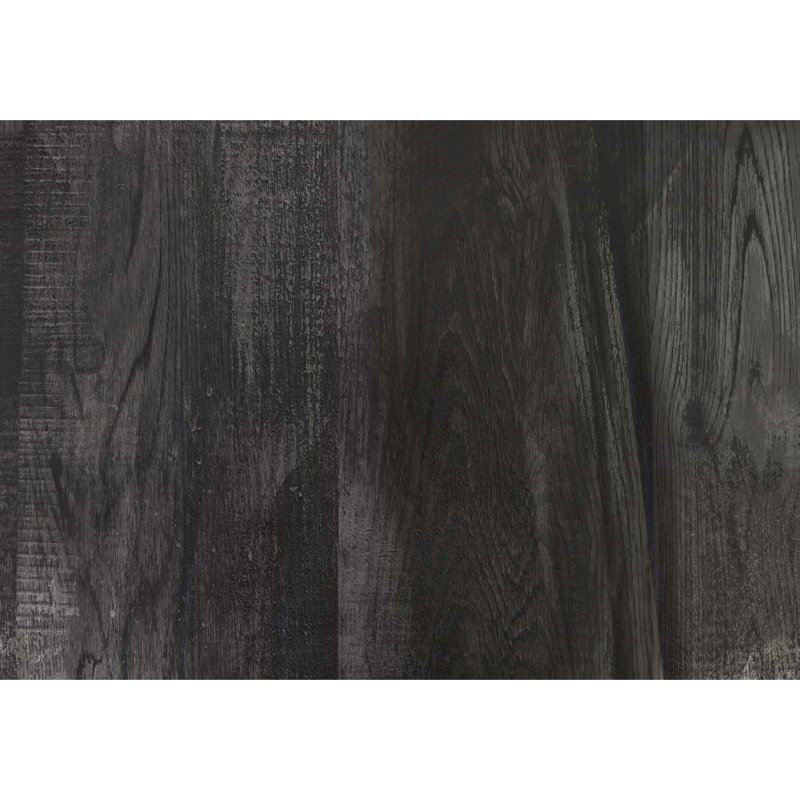 Table d'appoint, table d'appoint, table de bout, table de chevet, lampe, salon, métal stratifié, industriel, Noir