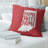 Cotton Blend Reversible Throw Pillow