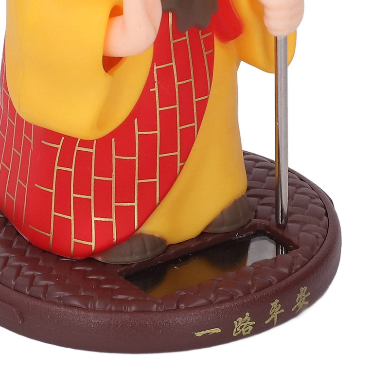 Figurine miniature de voiture agitant les mains agitant les mains de Little Monk - rouge