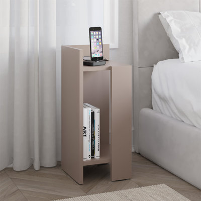Rihan 25cm W Manufactured Wood Bedside Table